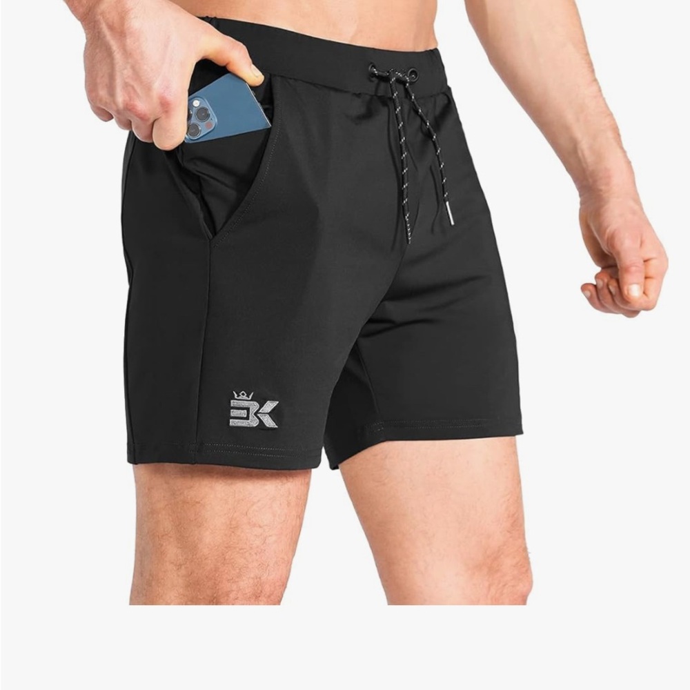 Gym Brokig black men Athletics short size S